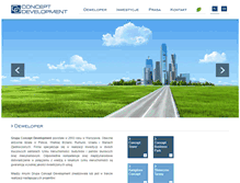 Tablet Screenshot of conceptdevelopment.com.pl